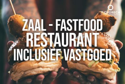 Overijssel/Gelderland - horecapand met zaal, fastfoodrestaurant en wooneenheden